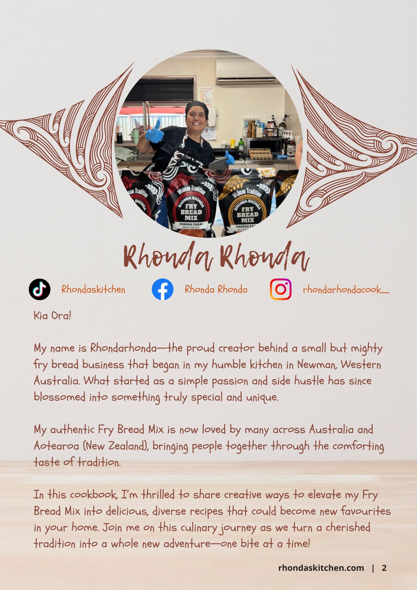 Rhonda's Fry Bread Heavenly Made Ideas Cookbook (DIGITAL FILE)