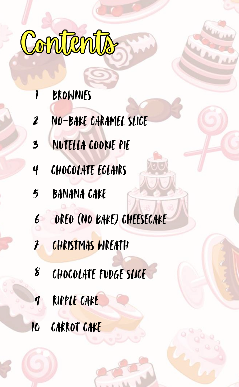 Rhonda's Sweet Treats (DIGITAL FILE)