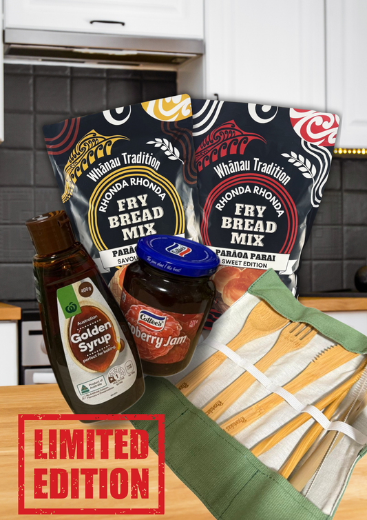 Fry Bread Dinner Kit – Mix, Condiments & Bamboo Cutlery (Limited Edition)