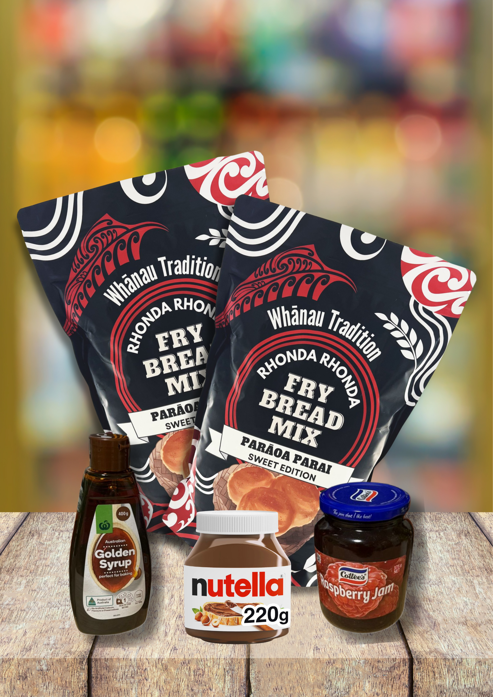 Fry Bread Twin Pack Mix with Condiments