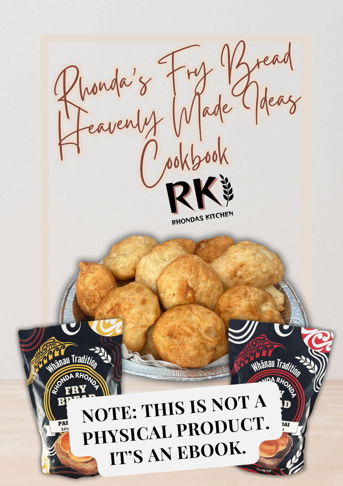 Rhonda's Fry Bread Heavenly Made Ideas Cookbook (DIGITAL FILE)