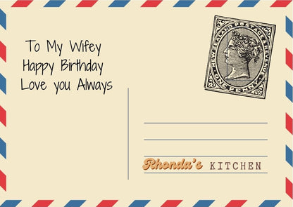 Personalized Gift Note (for fry bread packs)