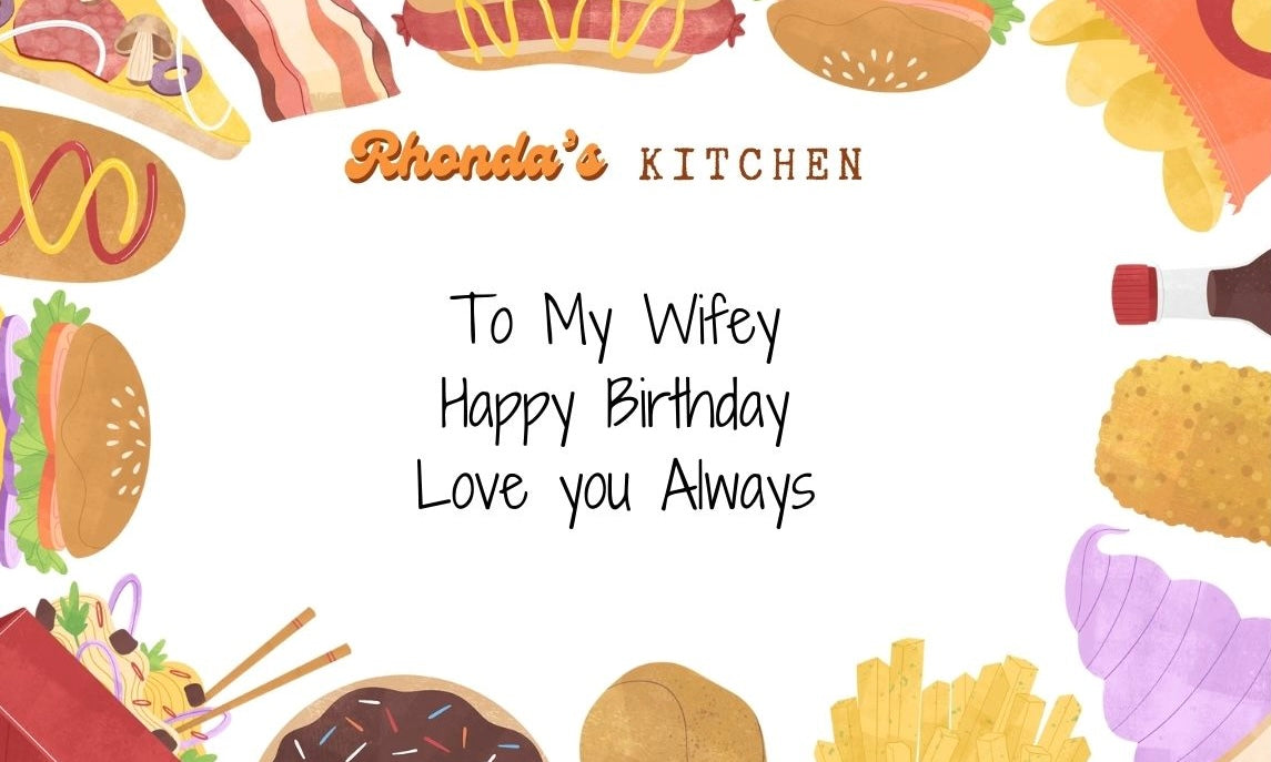 Personalized Gift Note (for fry bread packs)