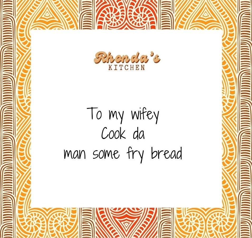 Personalized Gift Note (for fry bread packs)