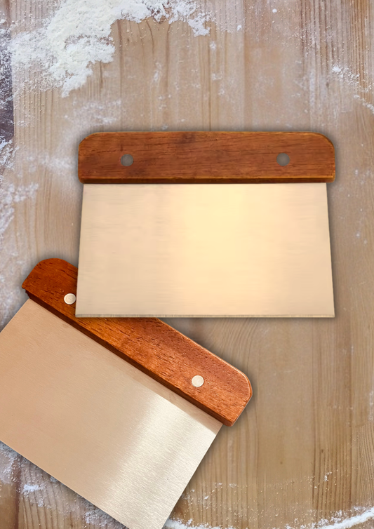 Stainless Steel Wood Handle Dough Cutter